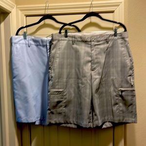 2 - Greg Norman for Tasso Elba mens shorts size 36. Like new